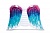Надувной матрас "ANGEL WINGS MAT" INTEX 251х160см INTEX 58786EU
